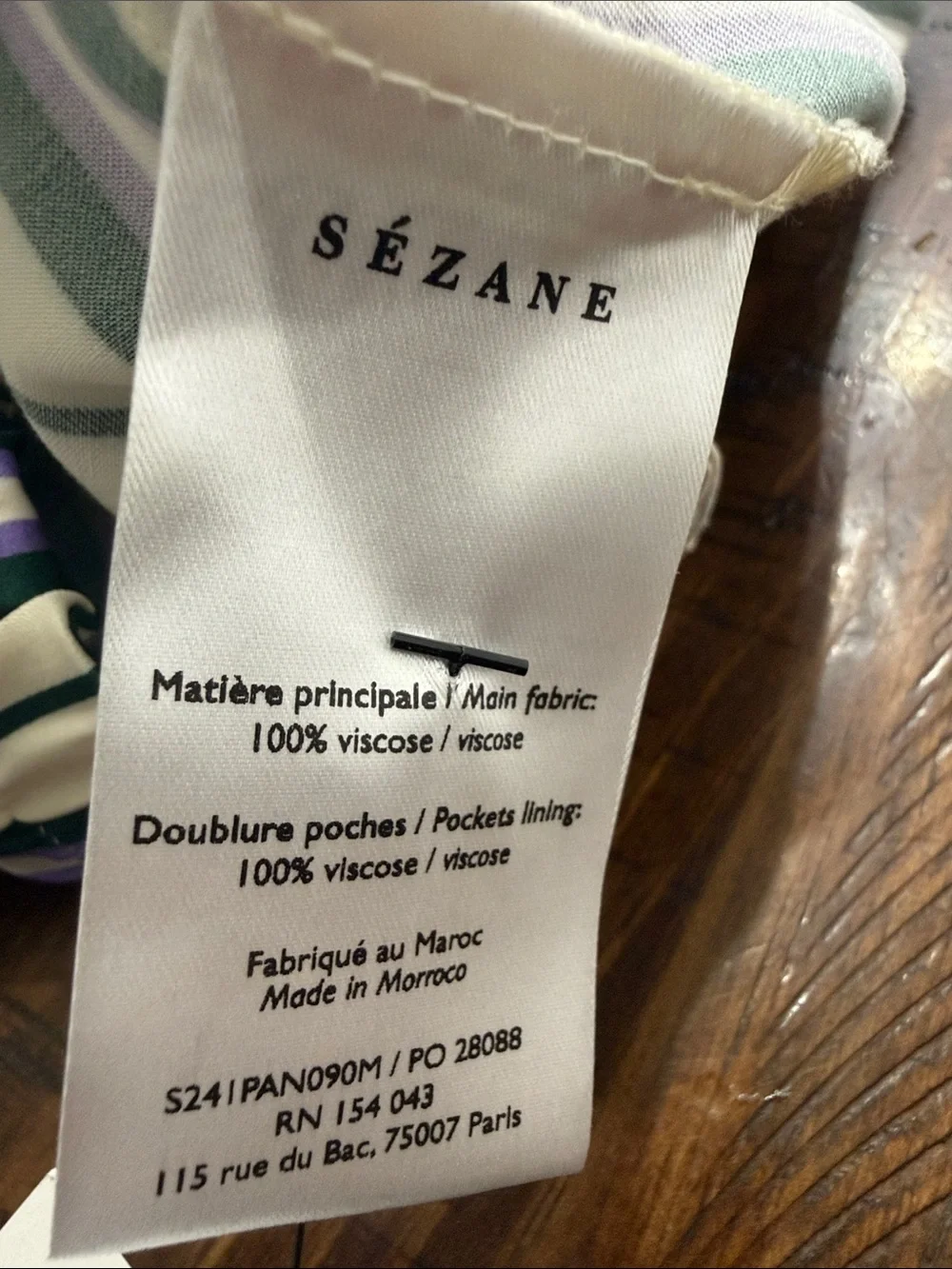 SÉZANE Wide Leg Viscose Trousers - Picture 6 of 8